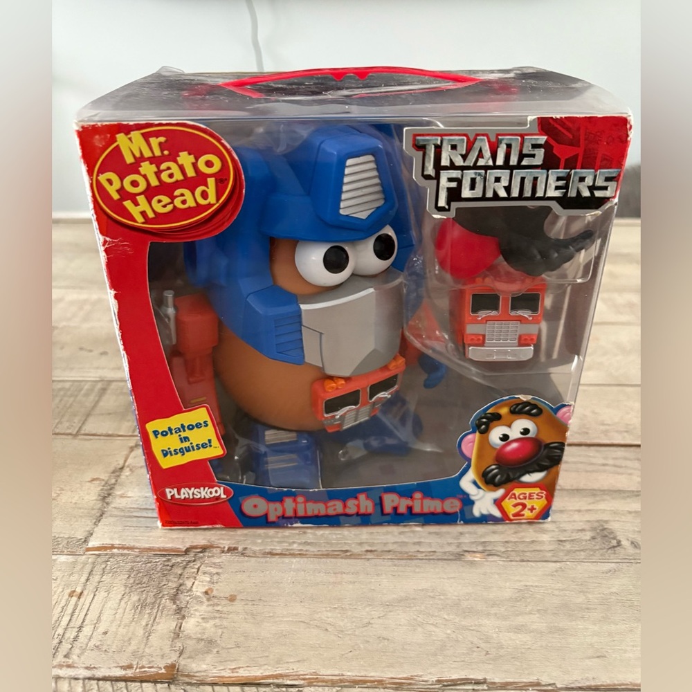 NIB 2006 PLAYSKOOL MR. POTATO HEAD TRANSFORMERS OPTIMASH PRIME Figure SEALED BOX